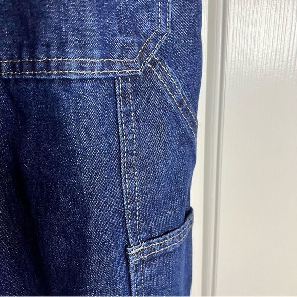 Men’s Wrangler Carpenter Style Fully Fleece Lined Jean‎ Size 38x30 - Picture 8 of 9